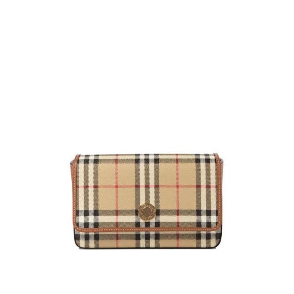 Printed Canvas Crossbody Bag